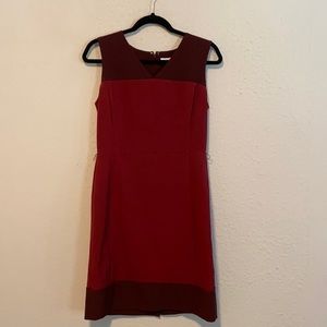 New York & Company Burgundy Dress - Size 6